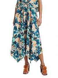 Madelyn Handkerchief Midi-Skirt