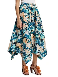 Madelyn Handkerchief Midi-Skirt
