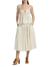 Luisa A-Line Midi-Skirt