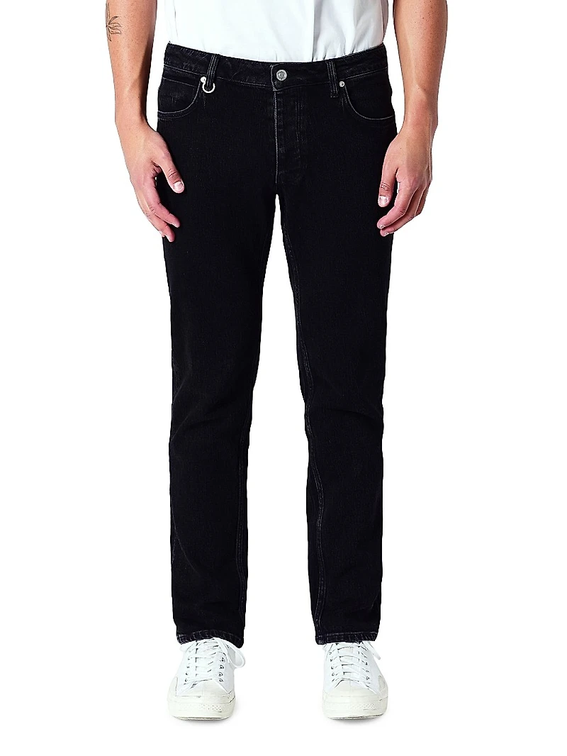 Lou Stretch Straight-Leg Jeans
