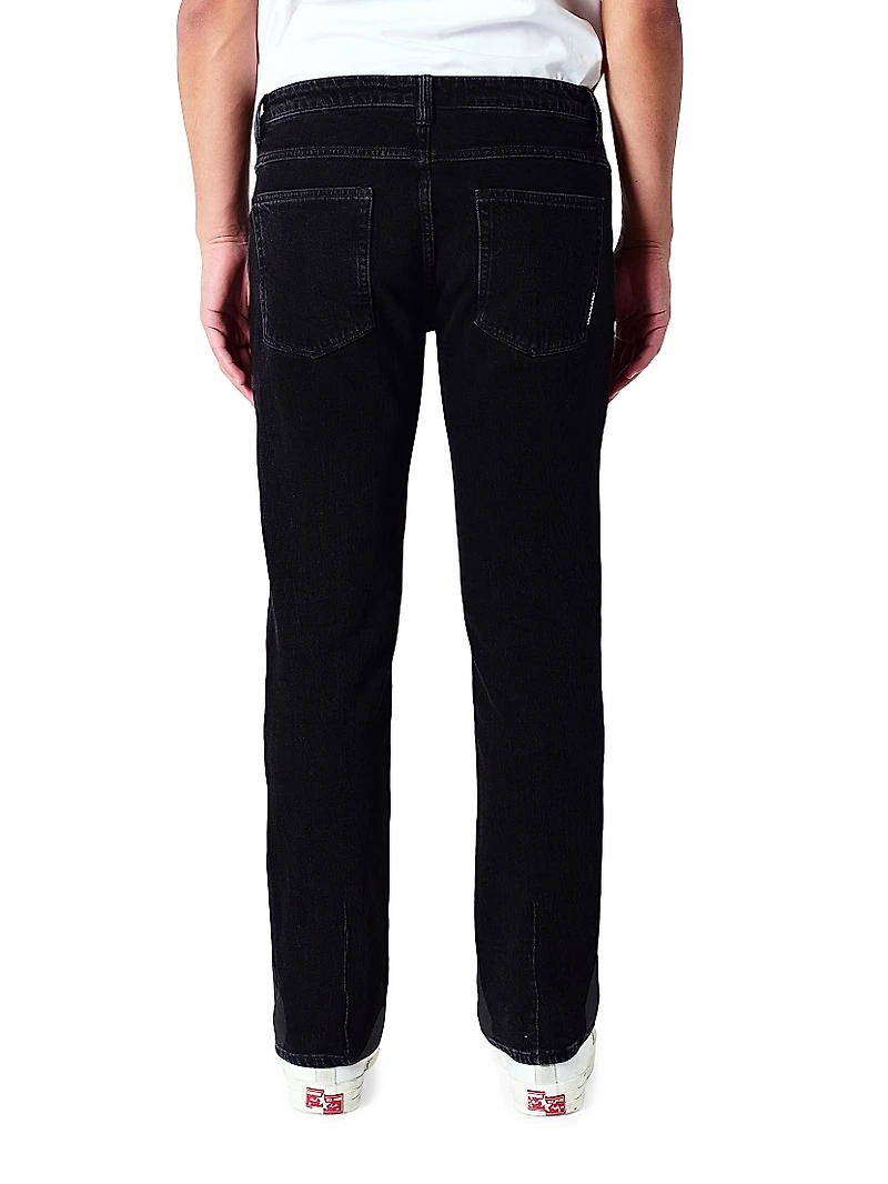 Lou Stretch Straight-Leg Jeans