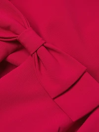 Crepe Strapless Maxi Dress