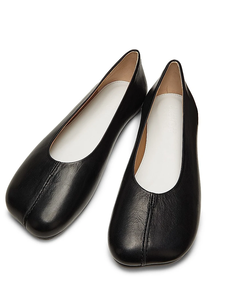 Anatomic Front Seam Leather Ballet Flats