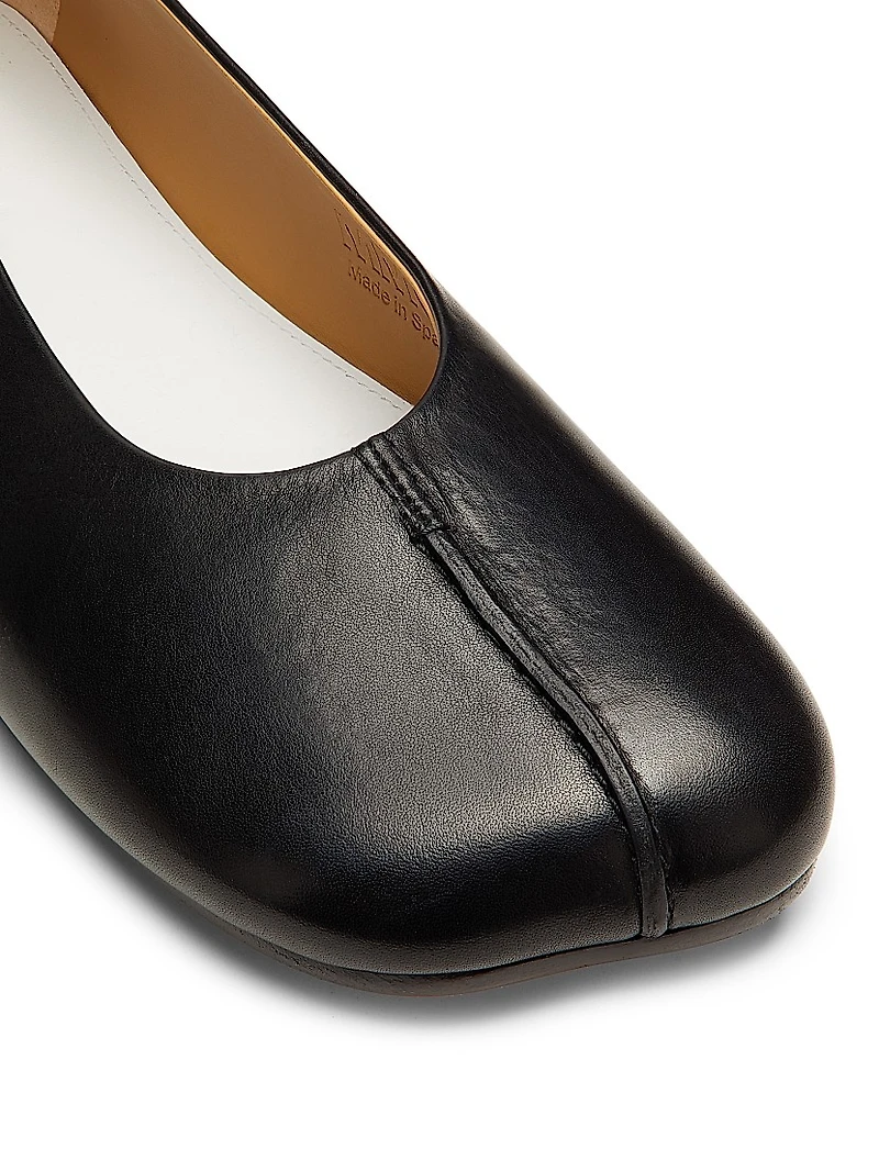 Anatomic Front Seam Leather Ballet Flats