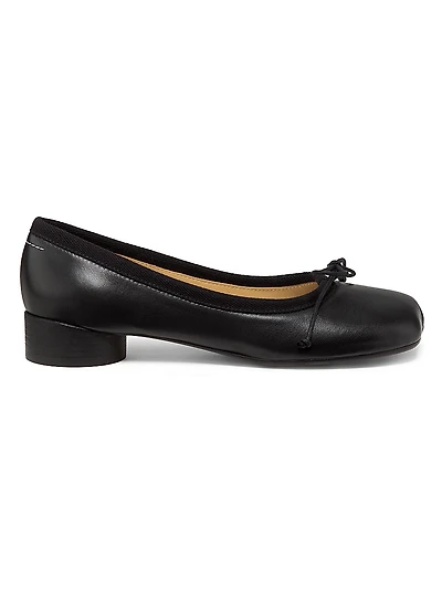 30MM Leather Ballet Shoes