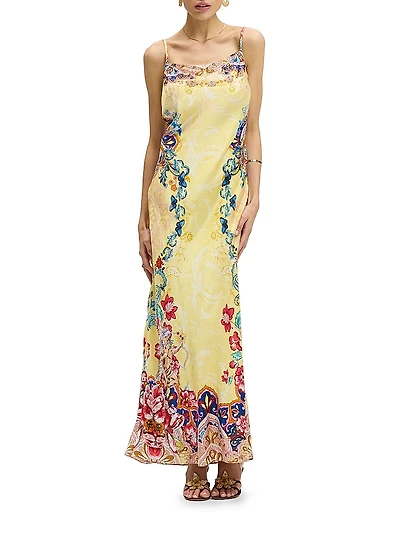 Kaia Floral Slip Maxi Dress