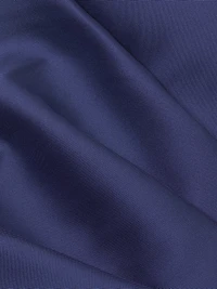 Satin Gathered One-Shoulder Sheath Cocktail Dress