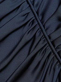 Kacey Ruched Asymmetrical Gown