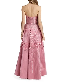 Toby Beaded High-Low Gown
