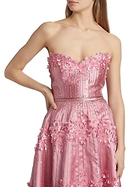 Toby Beaded High-Low Gown