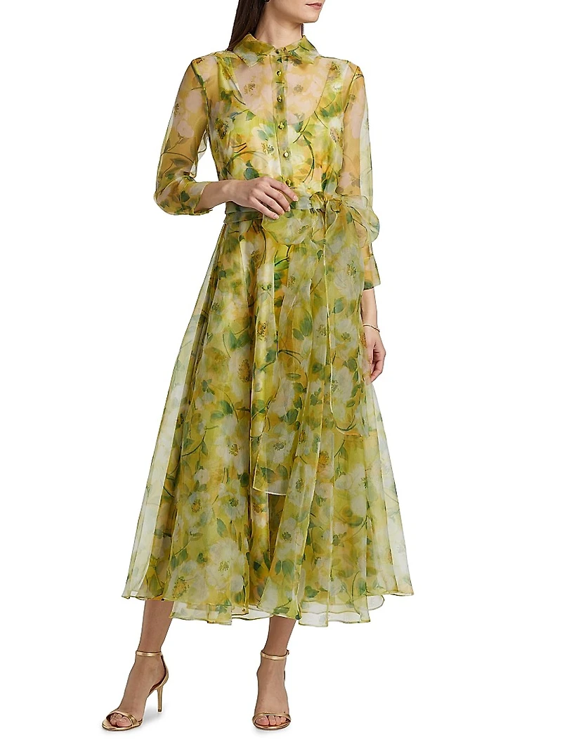 Magdalene Organza Shirt Dress