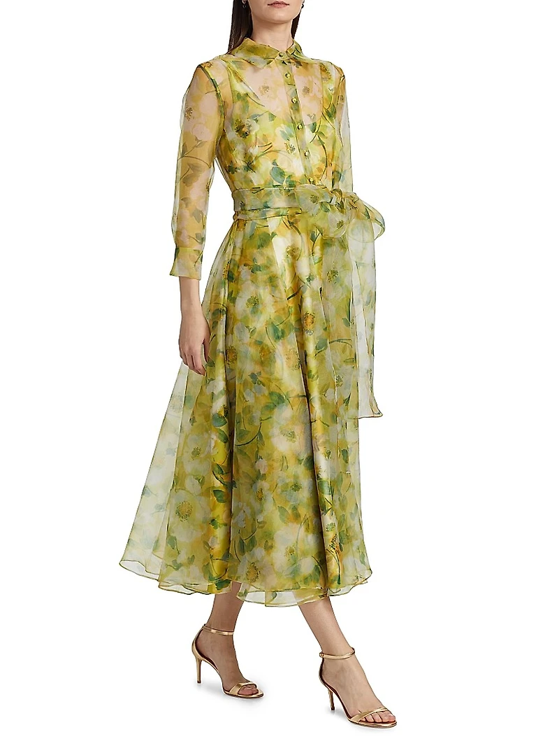 Magdalene Organza Shirt Dress