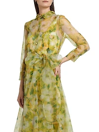 Magdalene Organza Shirt Dress