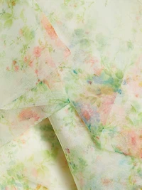 Tanya Organza Strapless A-Line Gown