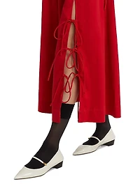 Charlotte Cotton Midi-Skirt