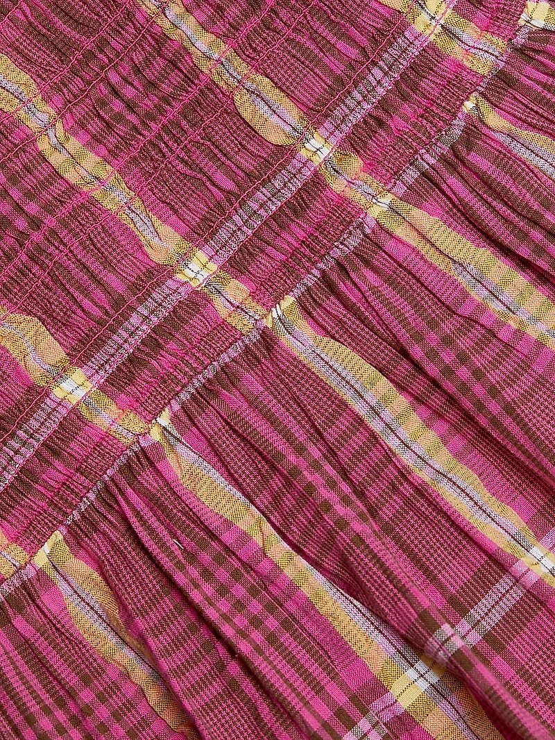 Becca Check Midi-Dress