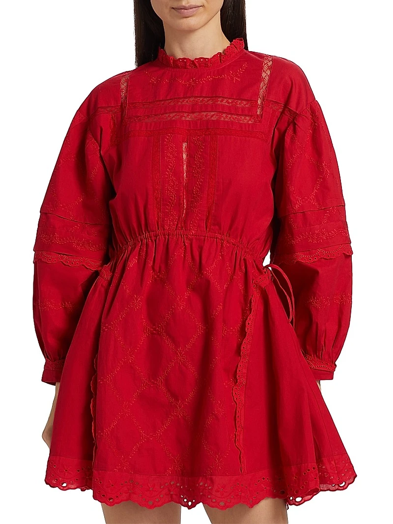 Clancy Fit & Flare Minidress