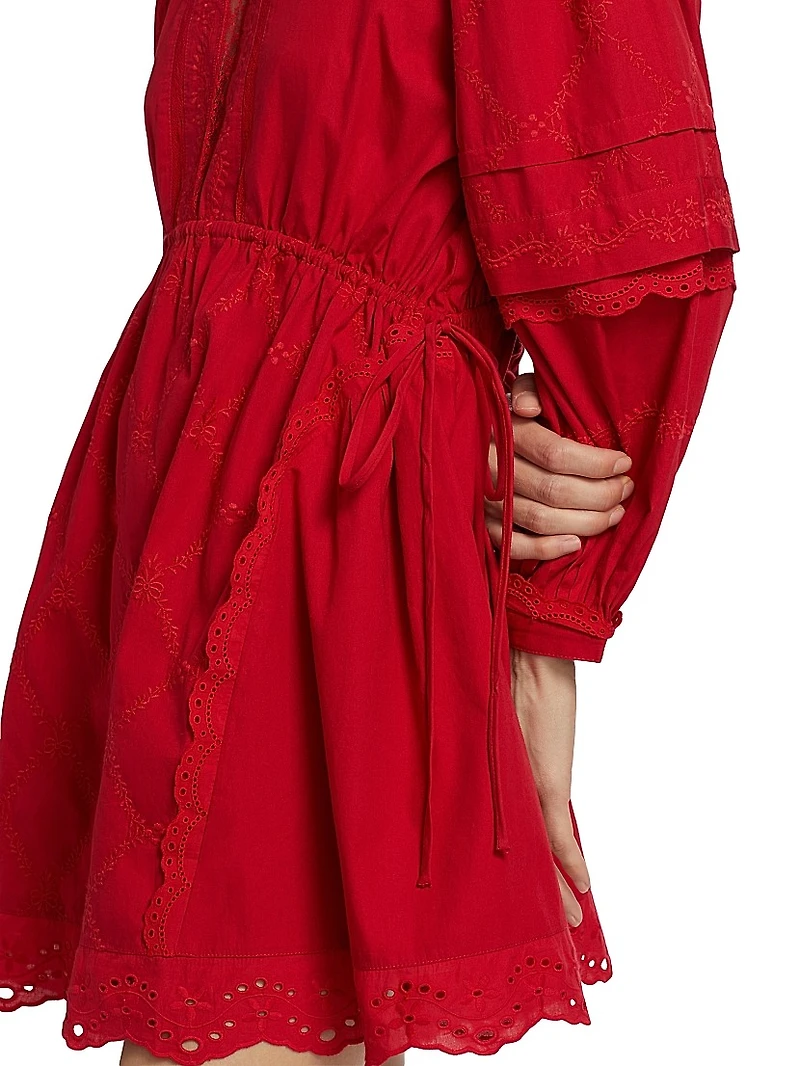 Clancy Fit & Flare Minidress