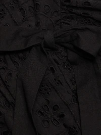 Penelope Eyelet Bubble Minidress