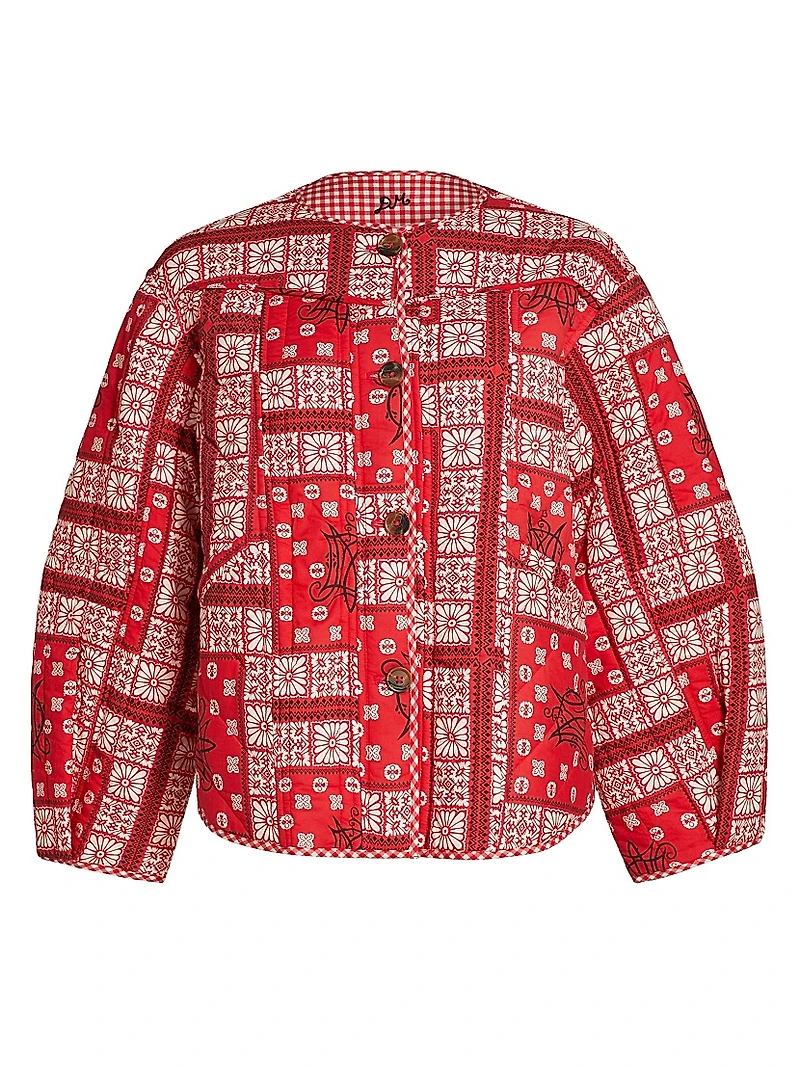 Macy Reversible Cotton Quilted Jacket