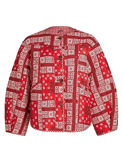 Macy Reversible Cotton Quilted Jacket