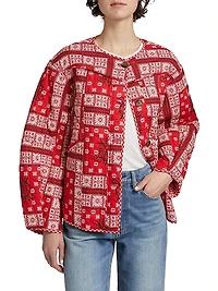 Macy Reversible Cotton Quilted Jacket