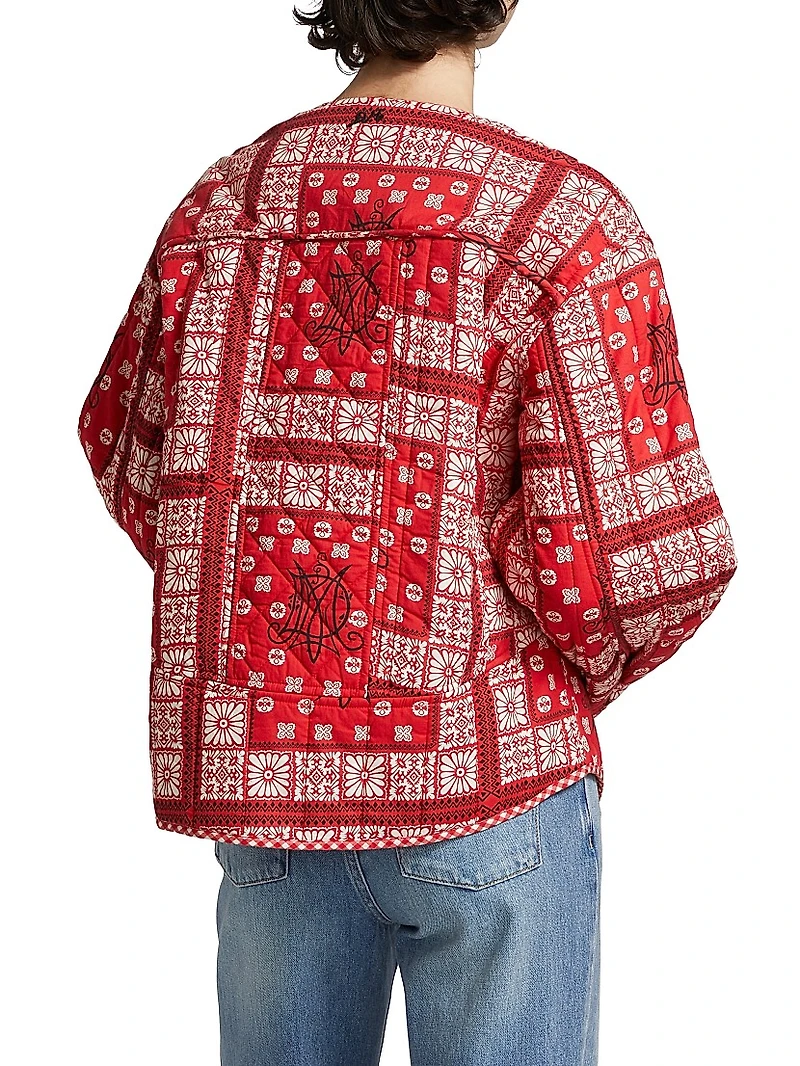 Macy Reversible Cotton Quilted Jacket