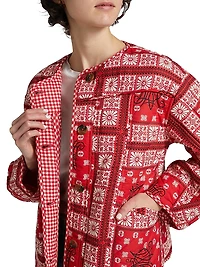 Macy Reversible Cotton Quilted Jacket