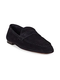 Collins Suede Penny Loafers