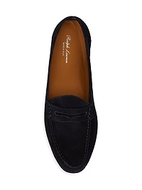 Collins Suede Penny Loafers