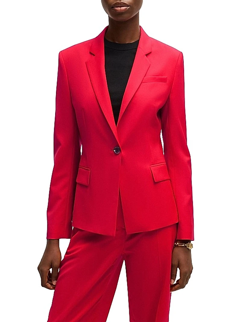 Slim-Fit Blazer in Wool