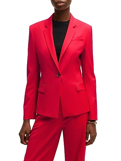 Slim-Fit Blazer in Wool