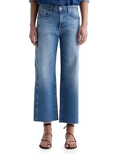 Saige Wide-Leg Crop Jeans