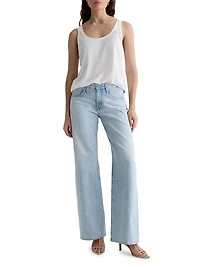 Adria Low-Rise Wide-Leg Jeans