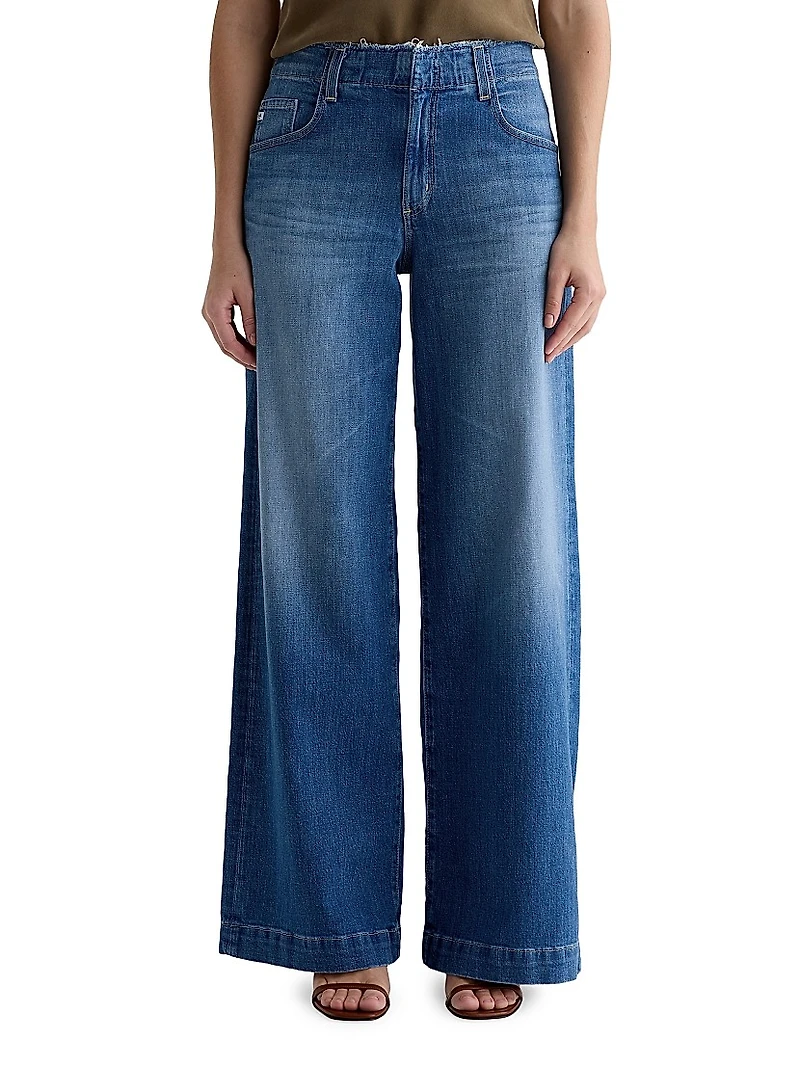 High-Rise Wide Leg Denim