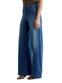 High-Rise Wide Leg Denim