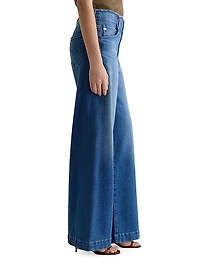 High-Rise Wide Leg Denim