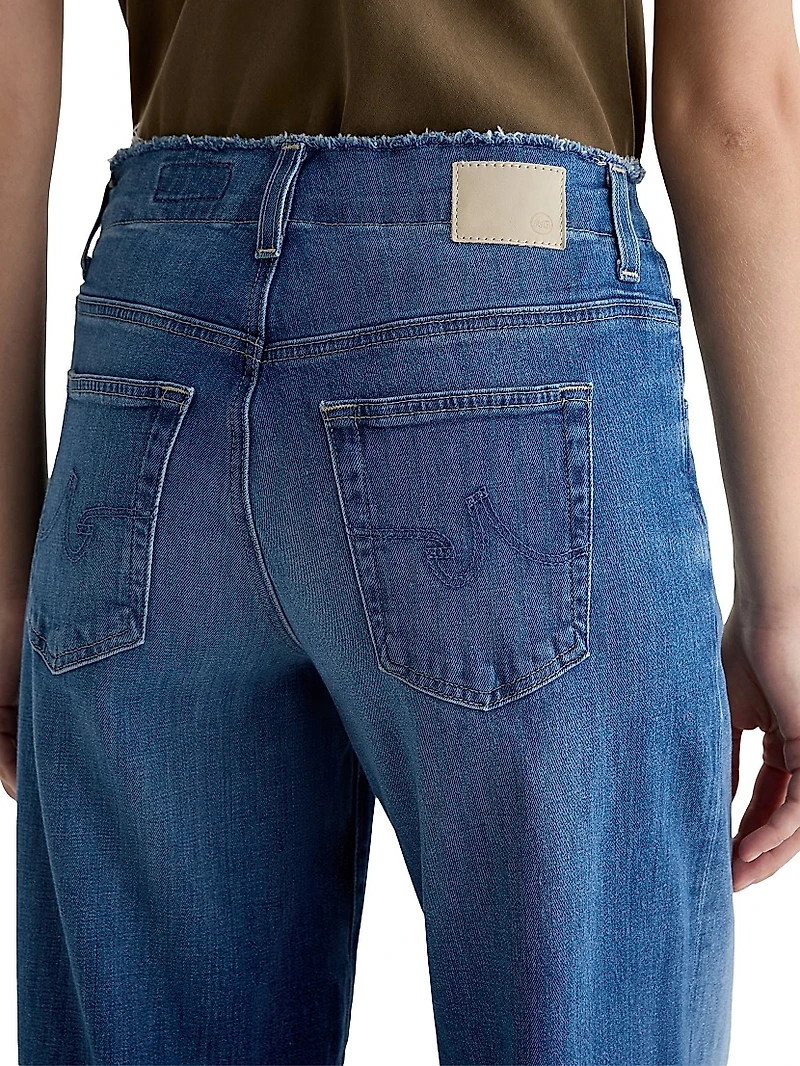 High-Rise Wide Leg Denim