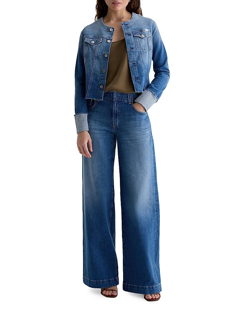 High-Rise Wide Leg Denim