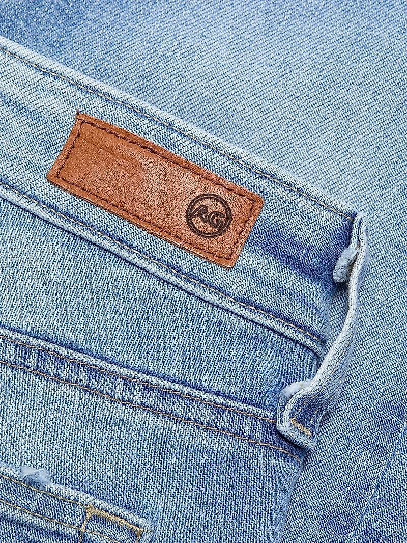 Mari Crop Mid-Rise Straight Jeans