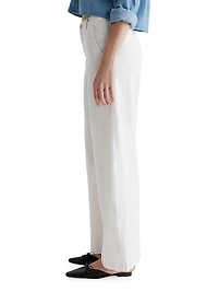 Caden Twill Wide-Leg Chino Pants