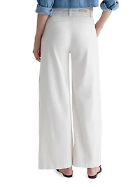 Caden Twill Wide-Leg Chino Pants