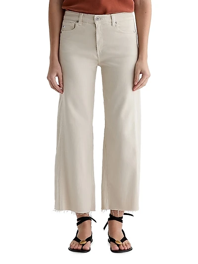 Saige Mid-Rise Straight-Leg Crop Jeans