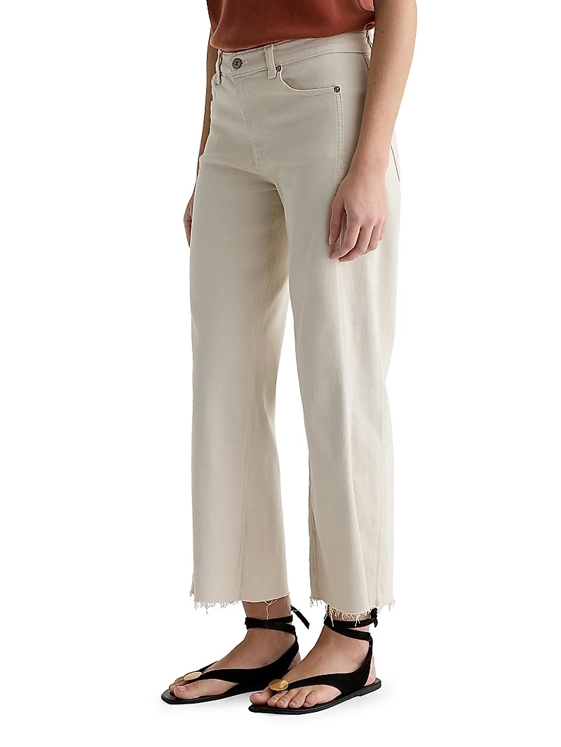 Saige Mid-Rise Straight-Leg Crop Jeans