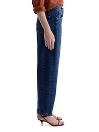 Hattie High-Rise Barrel-Leg Jeans