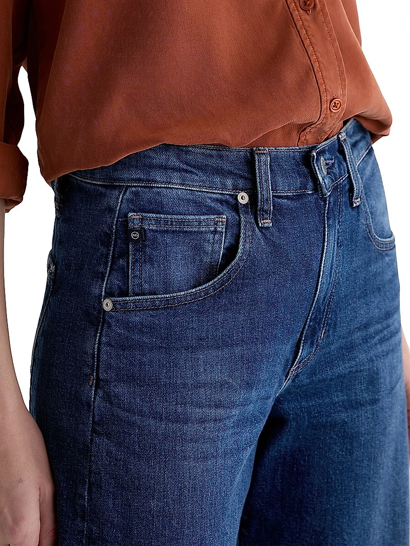 Hattie High-Rise Barrel-Leg Jeans