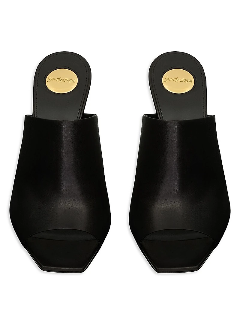 Jill Mules Smooth Leather