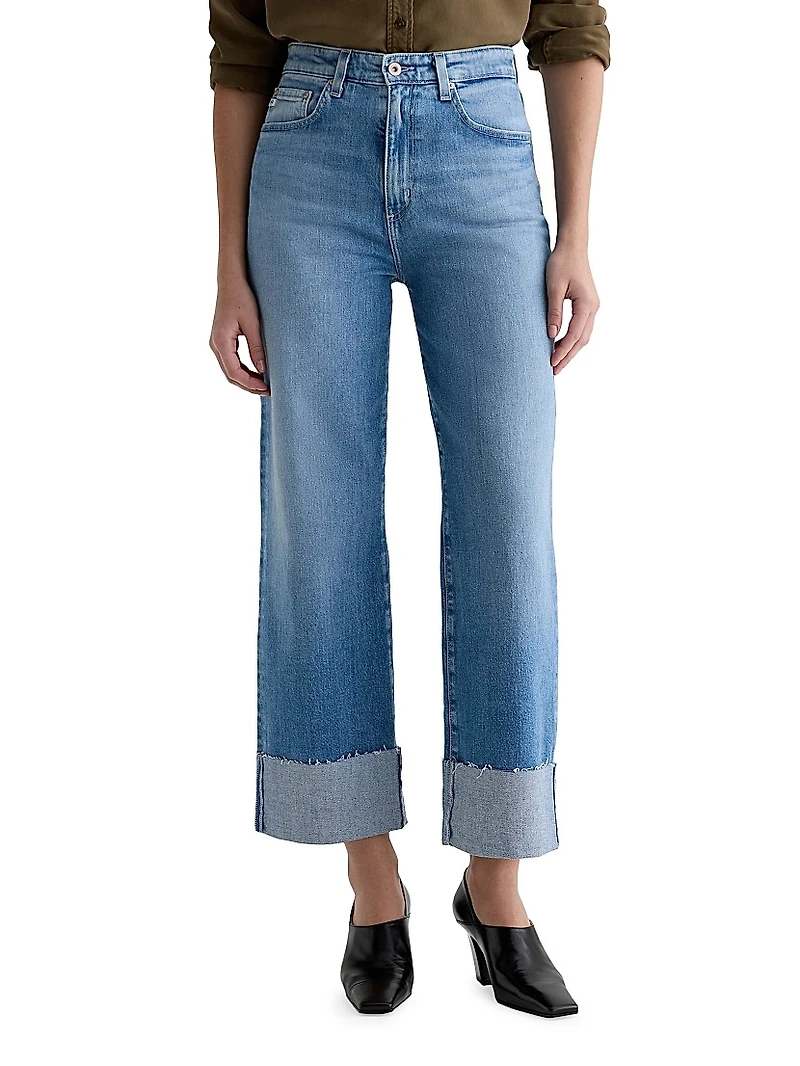 Kora Ankle High-Rise Wide Jeans