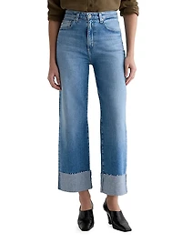 Kora Ankle High-Rise Wide Jeans