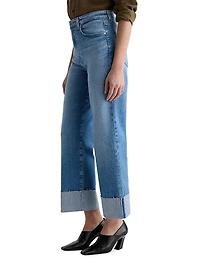 Kora Ankle High-Rise Wide Jeans